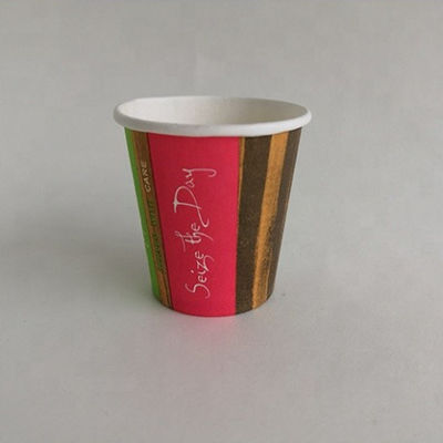 冷たい飲み物 シングル壁紙カップ 3oz 75ml コラ 双重PEコーティング