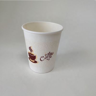 一回用 PE コーティング 230ml シングル紙カップ 7.5オンス オーダーメイド ロゴ