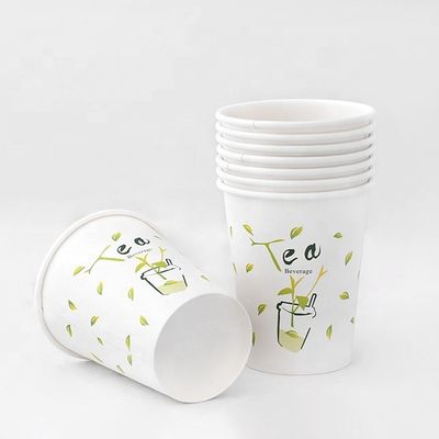 7オンス210ml 生物分解性茶杯 カスタム印刷紙コーヒーカップ