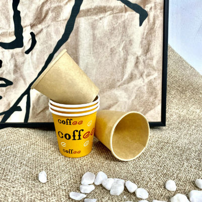 6オンス プラスチックのフリー コーティング シングル紙カップ 430ml オーダーメイド ロゴ