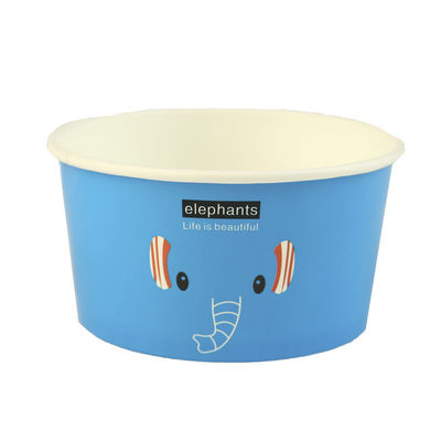 Lunch Paper Bowl カスタムサイズ 930ml 丸い PLA 使い捨てアイスクリーム ボウル