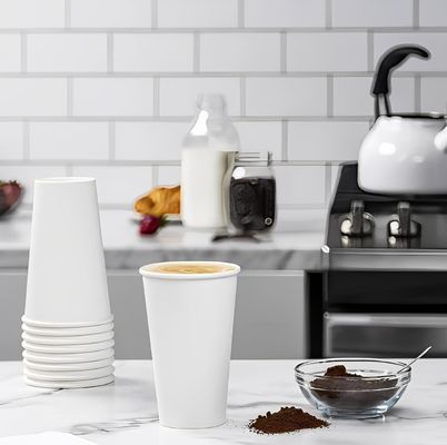 230ml 8.5オンス 単壁用使い捨てカップ PEコーティング ミルクティー ダブル壁紙カップ