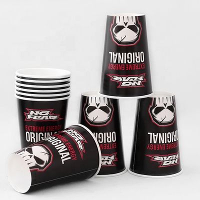 ジュースドリンク シングルウォールホットカップ 22oz 630ml ダブルPE コーナーカップ 使い捨て