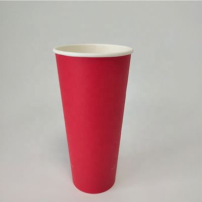 環境に優しい 32オンス 970ml プラスチックのないコーティング単一紙カップ