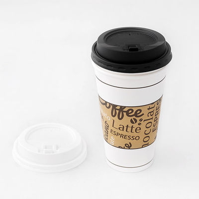 一回用防水プラスチックコーヒー蓋 PP PS PLA ストローレスアイスコーヒーカップ