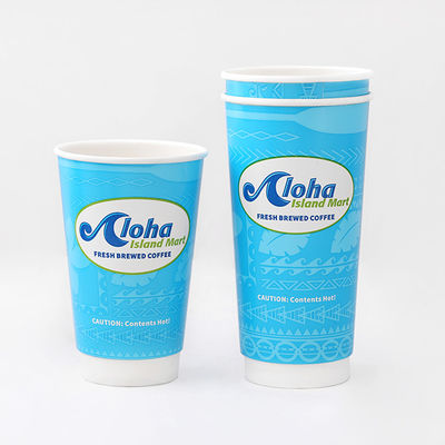 パーソナライゼーション ダブル 壁紙カップ 360ml 10オンス ブランド紙カップ
