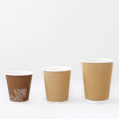 パーソナライゼーション リップル 壁紙カップ 10oz ホットドリンク 90mm 紙 冷酒