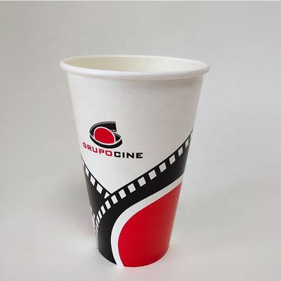 飲み物 単一壁紙カップ 22oz 630ml 生物分解可能 杯 PEコーティング