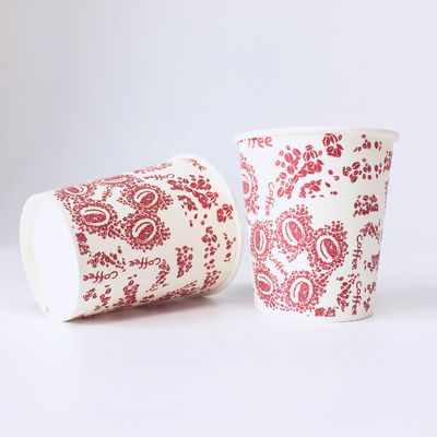 環境に優しい健康的な プラスチックのない コーティング付き単一紙カップ 270ml 9.5oz 印刷可能